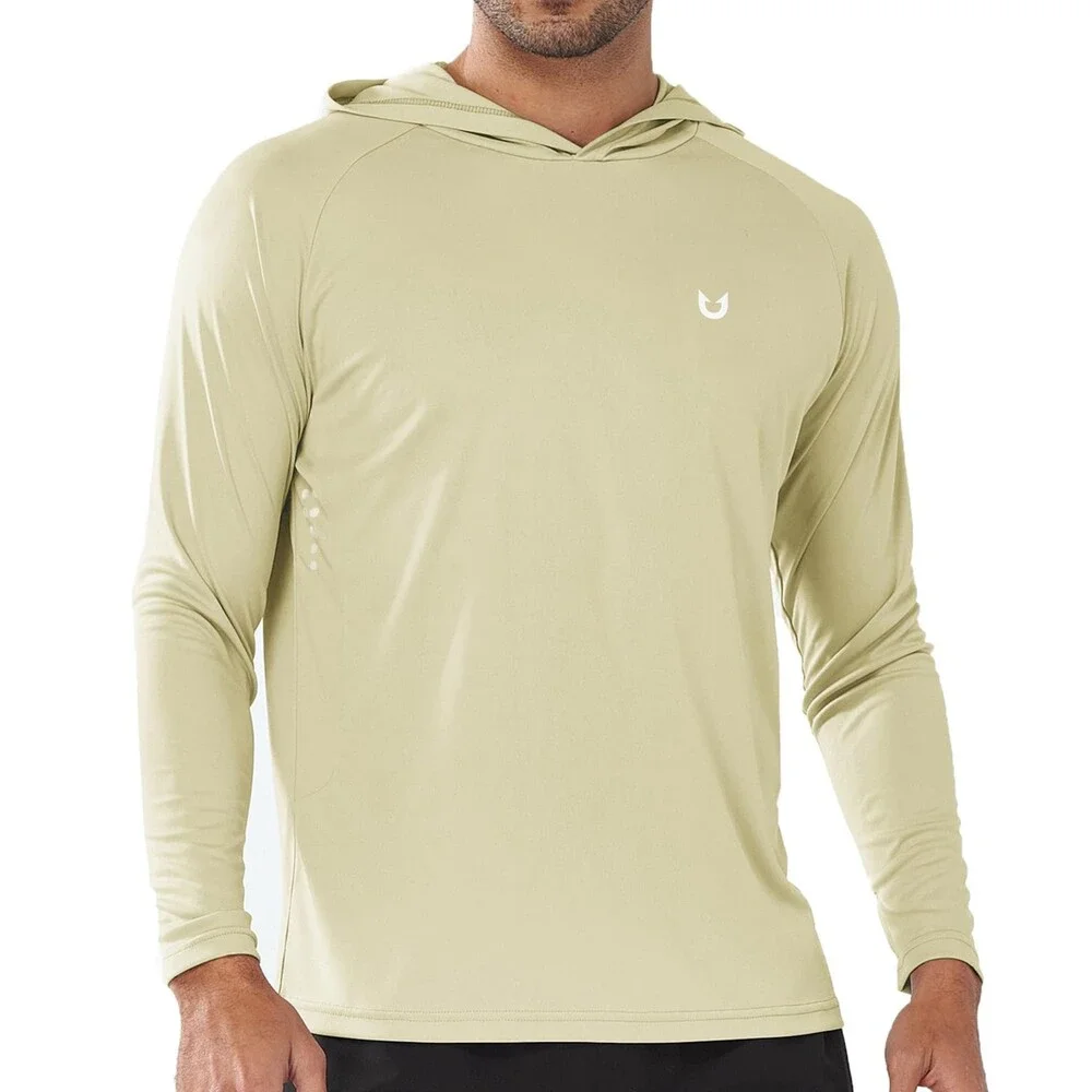 NORTHYARD Men's UPF 50+ Hoodie Shirts Long Sleeve Sun Protection Fishing Swim M